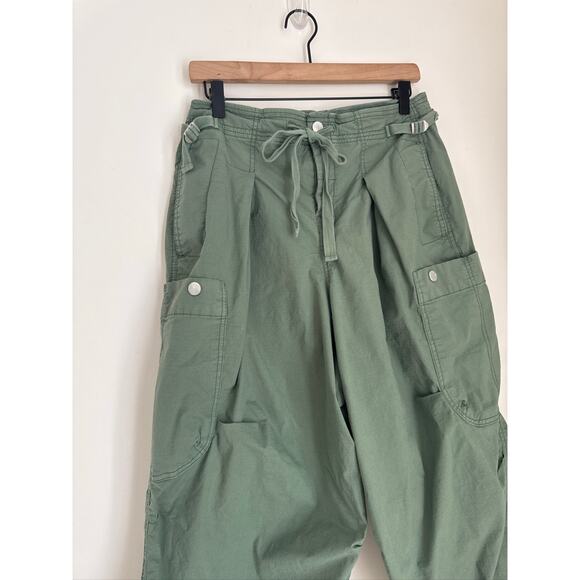 Anthropologie Pilcro Slouchy Fit Surplus Cropped Cargo Pants, Size 29P - Picture 3 of 9